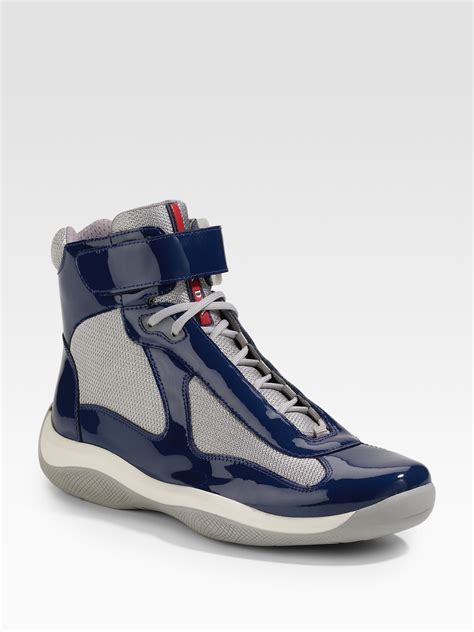 prada euro sneaker|Prada high top sneakers women's.